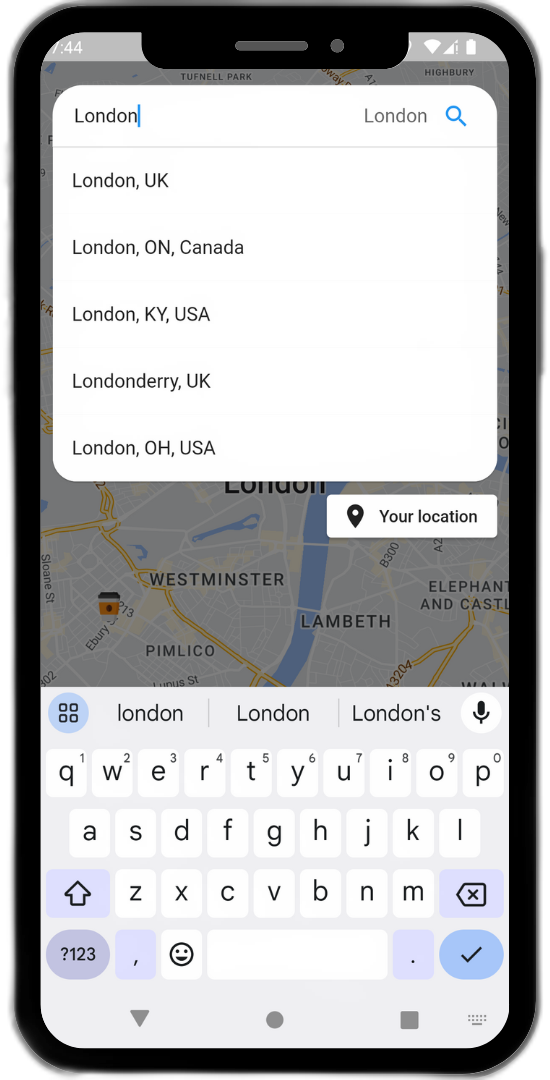 Location-Based Search & Filtering image